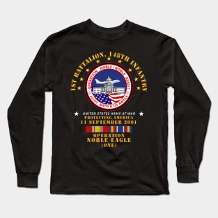 1st Bn 148th Infantry - 911 - ONE w SVC - Seal Long Sleeve T-Shirt